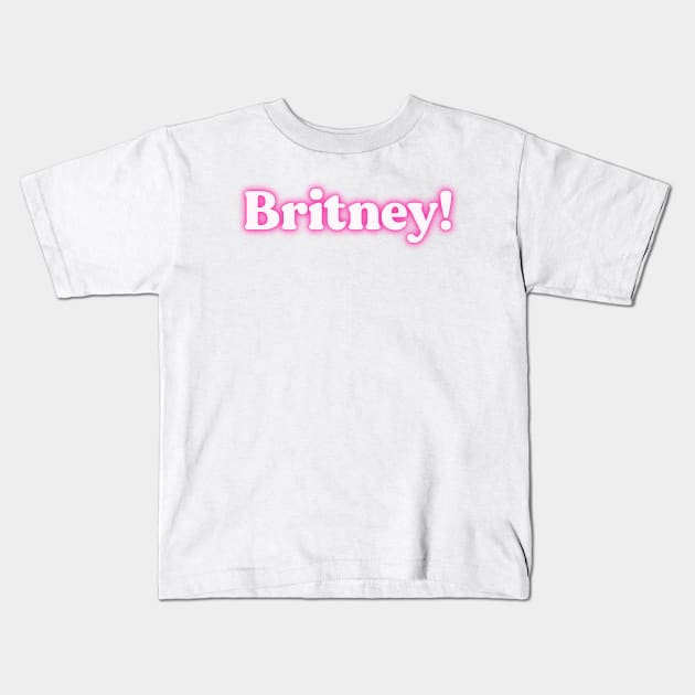 Britney! Kids T-Shirt by twentysevendstudio